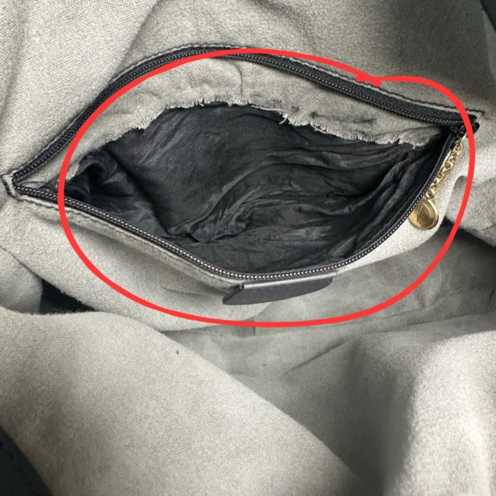 Gucci Bamboo Handle Suede Leather Purse Handbag Vintage Style (EXCELLENT COND) - Picture 11 of 11